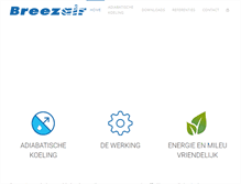 Tablet Screenshot of breezair.nl